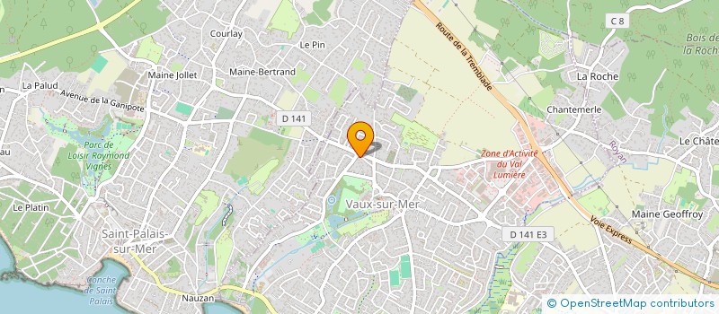 localisation de l'entreprise MONSIEUR BARTHELEMY LUISI  VAUX-SUR-MER