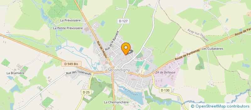 localisation de l'entreprise MONSIEUR BARTHELEMY MENDES  SECONDIGNY