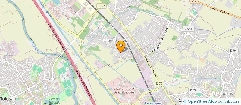 localisation de l'entreprise MONSIEUR BARTHELEMY PRADINES  LABEGE