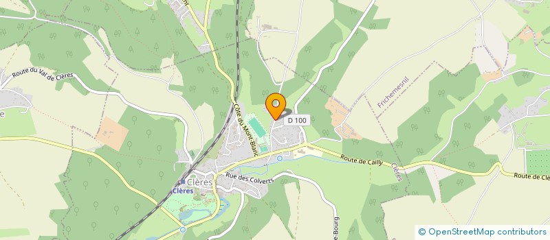 localisation de l'entreprise MONSIEUR BARTHELEMY PREVOST-BUCCHIANERI  CLERES