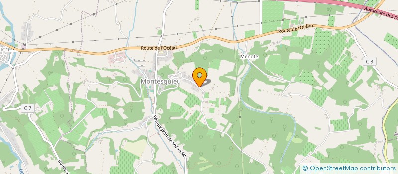 localisation de l'entreprise MONSIEUR BARTHELEMY ROCH à MONTESQUIEU