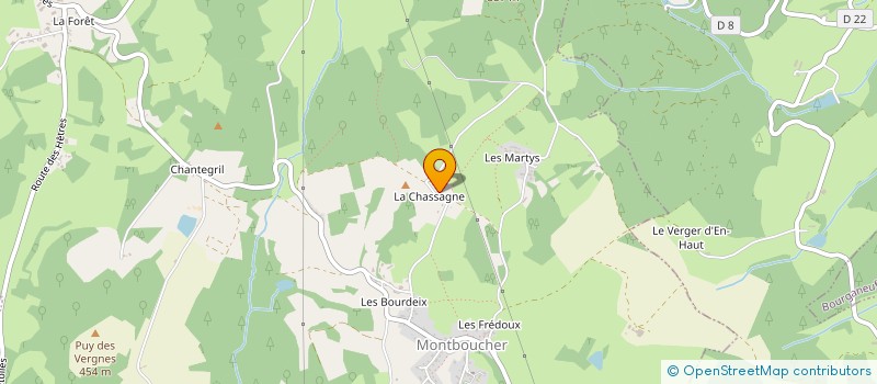 localisation de l'entreprise MONSIEUR BARTHELEMY SIMONETTI à MONTBOUCHER