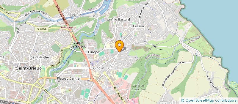 localisation de l'entreprise MONSIEUR BARTHELEMY TOUSSAINT à SAINT-BRIEUC