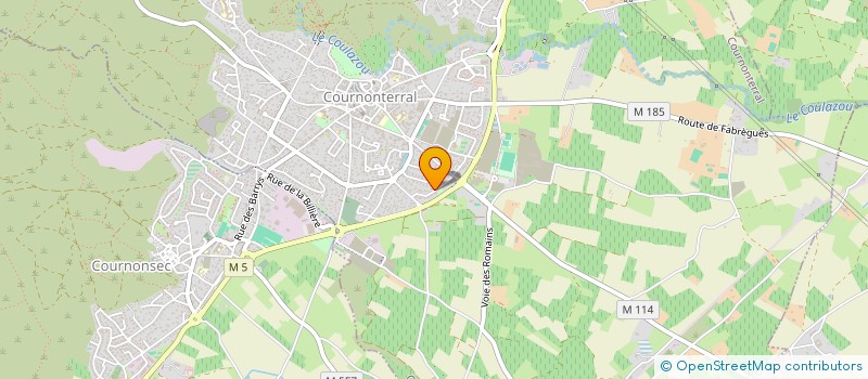 localisation de l'entreprise MONSIEUR BARTHEZ MICHEL  COURNONTERRAL