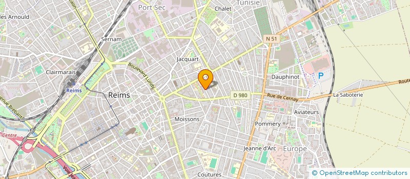 localisation de l'entreprise MONSIEUR BARTHOLOME GILLERY  REIMS