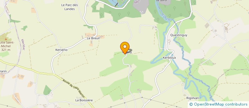 localisation de l'entreprise MONSIEUR BARTHOLOMEW BOUSFIELD  MERLEAC