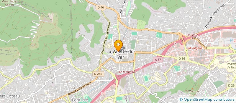localisation de l'entreprise MONSIEUR BARTOLOME GARCIA LADRON DE GUEVARA à LA VALETTE-DU-VAR