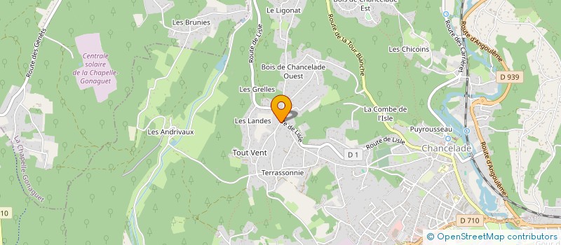 localisation de l'entreprise MONSIEUR BARTOSZ KOLAKOWSKI  CHANCELADE