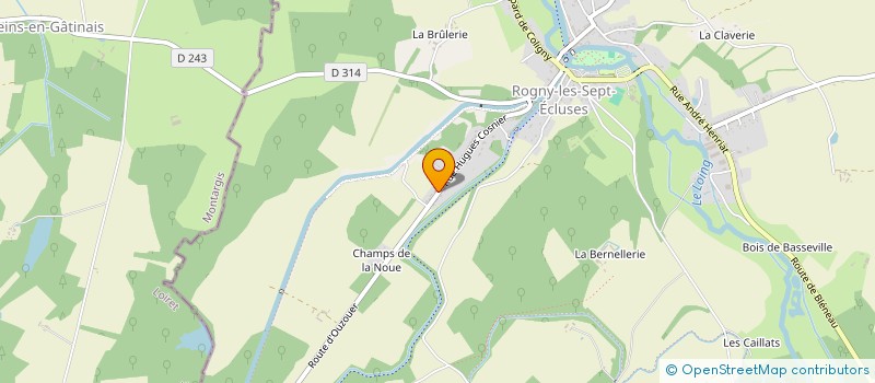 localisation de l'entreprise MONSIEUR BARTOSZ KRAWCZYK  ROGNY-LES-SEPT-ECLUSES