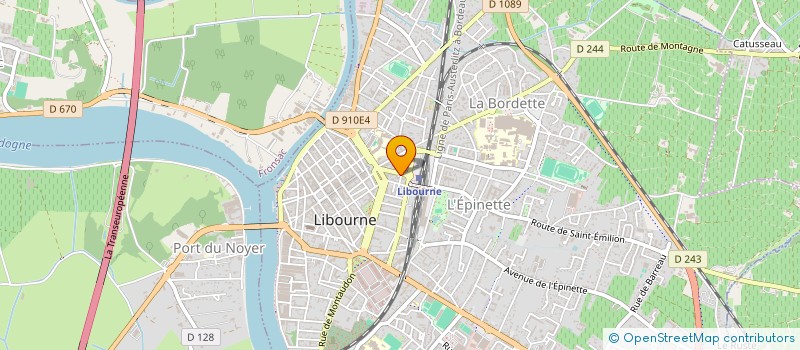 localisation de l'entreprise MONSIEUR BARYALA KOCHAI  LIBOURNE