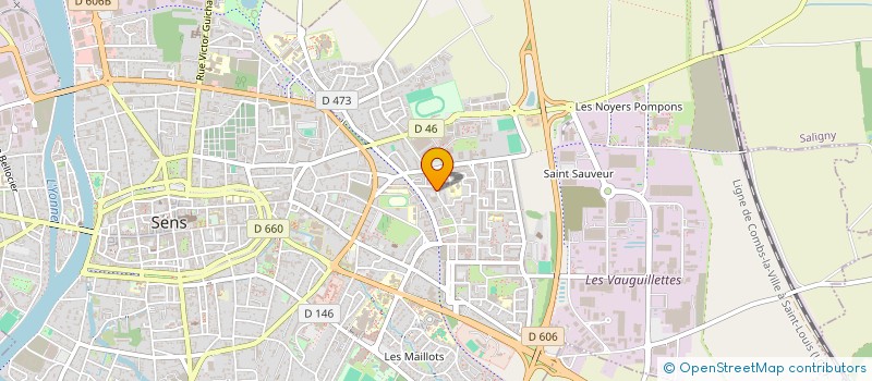 localisation de l'entreprise MONSIEUR BARYALAI NASERI  SENS