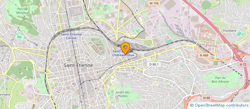 localisation de l'entreprise MONSIEUR BARYALAI NOORE  SAINT-ETIENNE