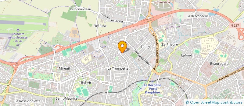 localisation de l'entreprise MONSIEUR BARYALY MOHMAND  LA ROCHELLE