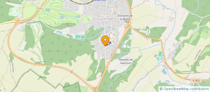 localisation de l'entreprise MONSIEUR BARZAN ABDAABDALLAH FARAJ  LUZARCHES