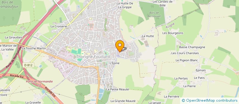 localisation de l'entreprise MONSIEUR BASAMNANG UON  THORIGNE-FOUILLARD