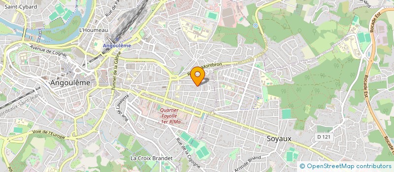 localisation de l'entreprise MONSIEUR BASANE BASANE à ANGOULEME