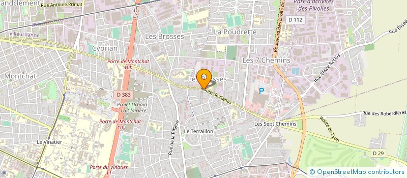 localisation de l'entreprise MONSIEUR BASCARANE LE BONHEUR à BRON