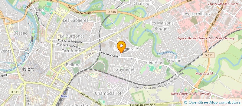 localisation de l'entreprise MONSIEUR BASEER ALKOZAI  NIORT