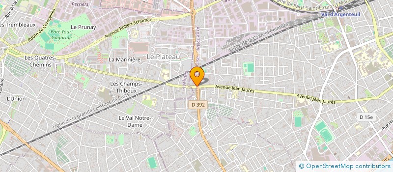 localisation de l'entreprise MONSIEUR BASEER HASHEMI  ARGENTEUIL