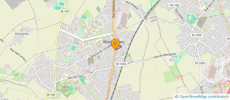 localisation de l'entreprise MONSIEUR BASEER SAFI  WATTIGNIES