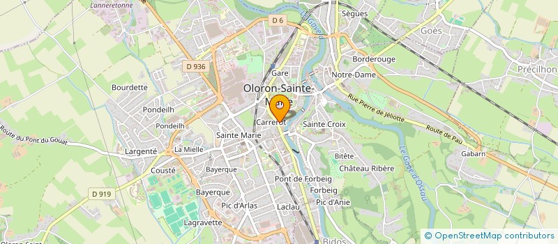 localisation de l'entreprise MONSIEUR BASEKOU GUIRASSY  OLORON-SAINTE-MARIE