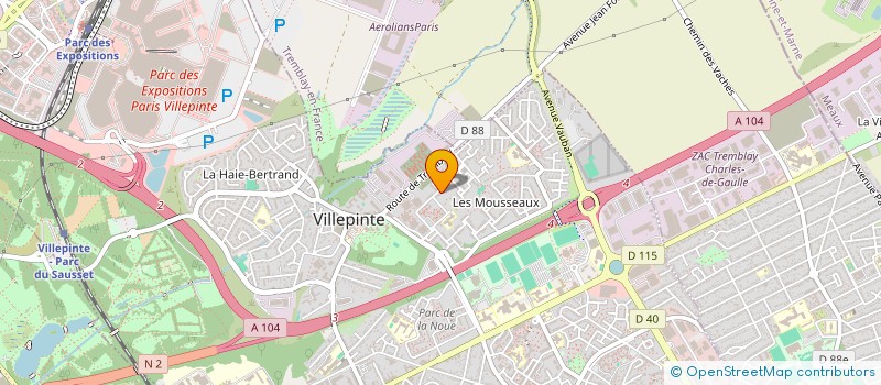 localisation de l'entreprise MONSIEUR BASEM MOUSTAFA à VILLEPINTE