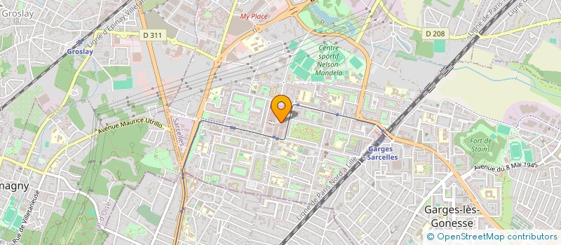 localisation de l'entreprise MONSIEUR BASHARMAL ISSAKHIL  SARCELLES