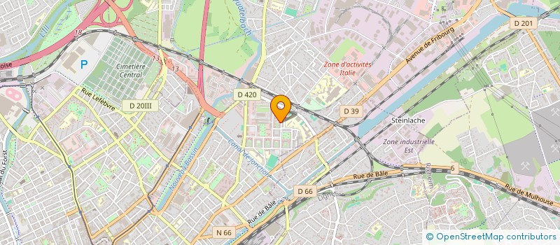 localisation de l'entreprise MONSIEUR BASHARMAL MAMOZAI  MULHOUSE