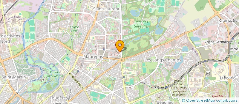 localisation de l'entreprise MONSIEUR BASHERULLAH LUQMANI  RENNES