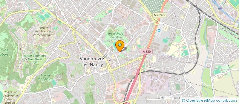 localisation de l'entreprise MONSIEUR BASHIIR DEEQ ABDIRAHMAN BASHIIR  VANDUVRE-LES-NANCY