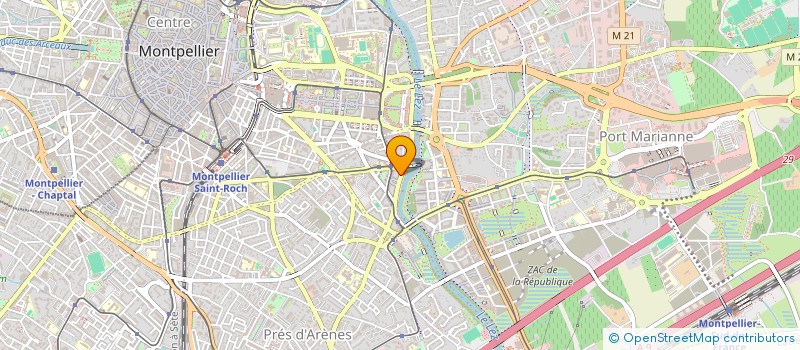 localisation de l'entreprise MONSIEUR BASHIR AHMED à MONTPELLIER