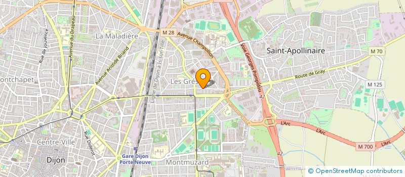 localisation de l'entreprise MONSIEUR BASHIR MOHAMED BURAKALE à DIJON