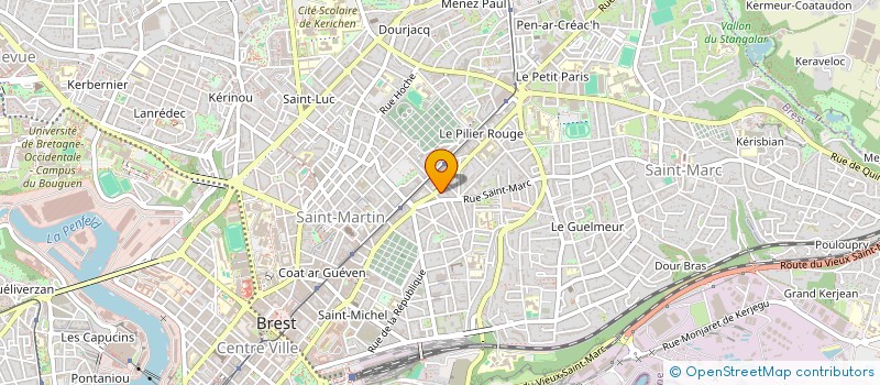localisation de l'entreprise MONSIEUR BASHIR NOURZAI à BREST