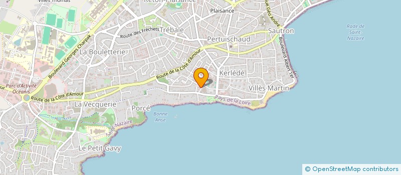 localisation de l'entreprise MONSIEUR BASHIR SULIMAN HUSEIN  SAINT-NAZAIRE