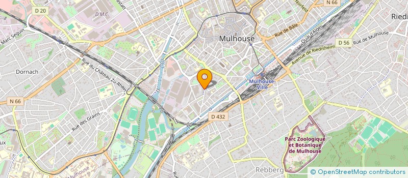 localisation de l'entreprise MONSIEUR BASHKIM NUHIU  MULHOUSE