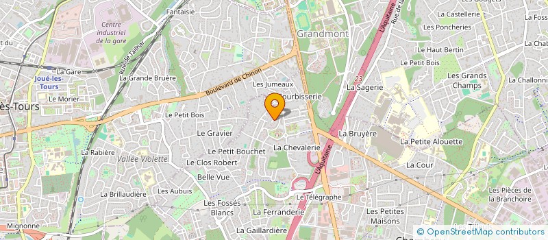 localisation de l'entreprise MONSIEUR BASIL ADDALA  CHAMBRAY-LES-TOURS