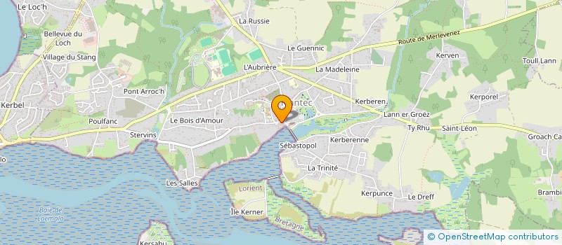 localisation de l'entreprise MONSIEUR BASIL FOURNIER  RIANTEC