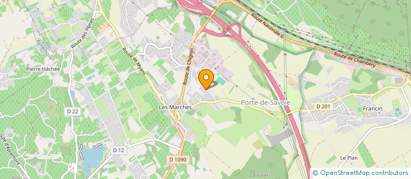 localisation de l'entreprise MONSIEUR BASIL HERBAUT  PORTE-DE-SAVOIE