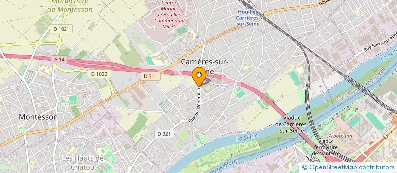 localisation de l'entreprise MONSIEUR BASILE BARBAZANGES  CARRIERES-SUR-SEINE