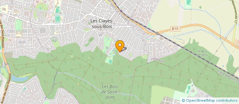 localisation de l'entreprise MONSIEUR BASILE BELTRAMINI  LES CLAYES-SOUS-BOIS