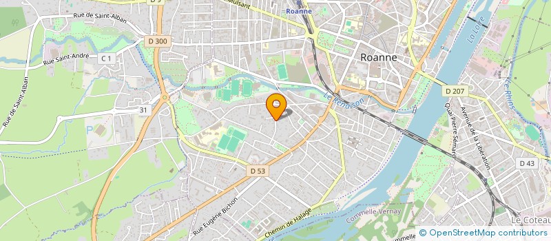 localisation de l'entreprise MONSIEUR BASILE BENNOUR à ROANNE