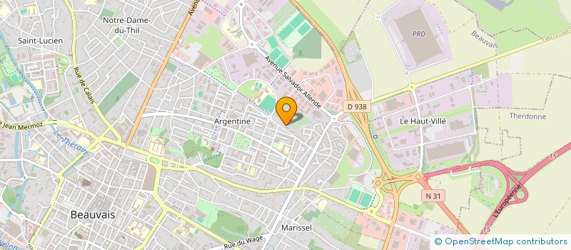 localisation de l'entreprise MONSIEUR BASILE BOERU  BEAUVAIS