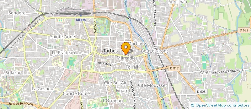 localisation de l'entreprise MONSIEUR BASILE BORDERES  TARBES