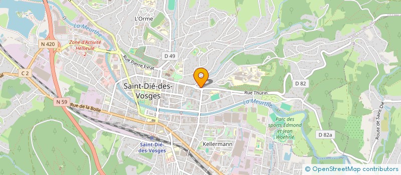 localisation de l'entreprise MONSIEUR BASILE BRECHE  THAON-LES-VOSGES