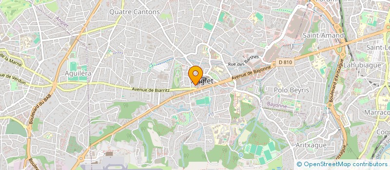 localisation de l'entreprise MONSIEUR BASILE CARCASSONNE  ANGLET