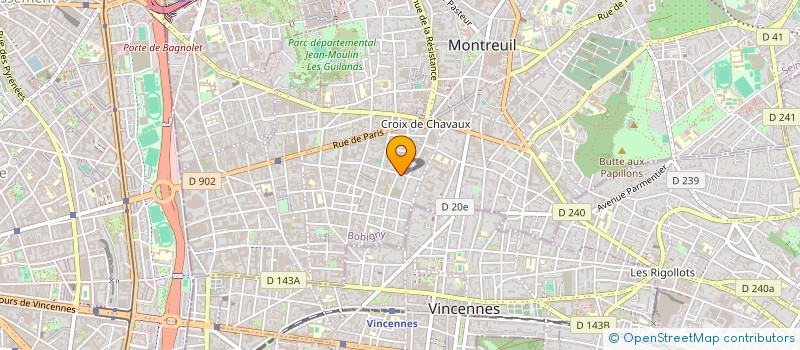 localisation de l'entreprise MONSIEUR BASILE CARRE à MONTREUIL