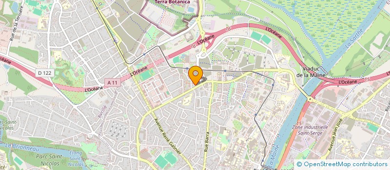 localisation de l'entreprise MONSIEUR BASILE CLAUDE à ANGERS