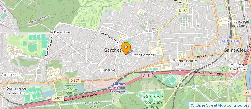 localisation de l'entreprise MONSIEUR BASILE DE TALHOUET DE BOISORHAND à GARCHES