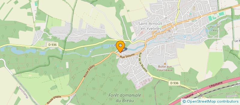 localisation de l'entreprise MONSIEUR BASILE DELCROIX  SAINT-ARNOULT-EN-YVELINES