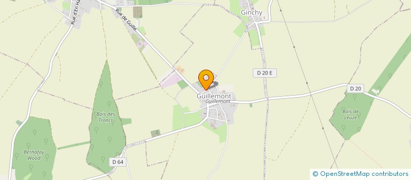 localisation de l'entreprise MONSIEUR BASILE DUBRUQUE  LESBUFS